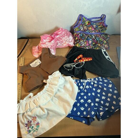Build A Bear Clothes Collection 7 Pc Variety W Sunglasses - Picture 1 of 12